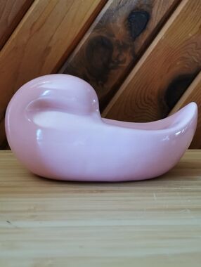 Vintage Vohann California Pink Swan Dish
